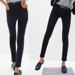 GAP Jeans Women 26Rx28 Black Denim 1969 True Skinny High-Rise Jeans